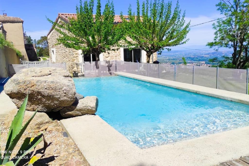 Villa Spacieuse -Vue Exceptionnelle- Piscine Saint-Romain-de-Lerps Zewnętrze zdjęcie